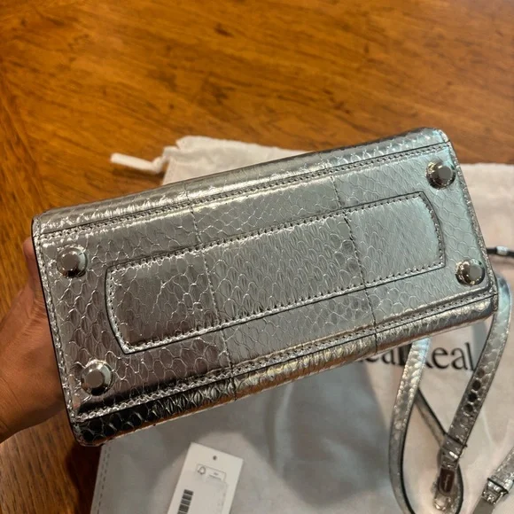 Salvatore Ferragamo Silver Purse - Picture 12 of 16